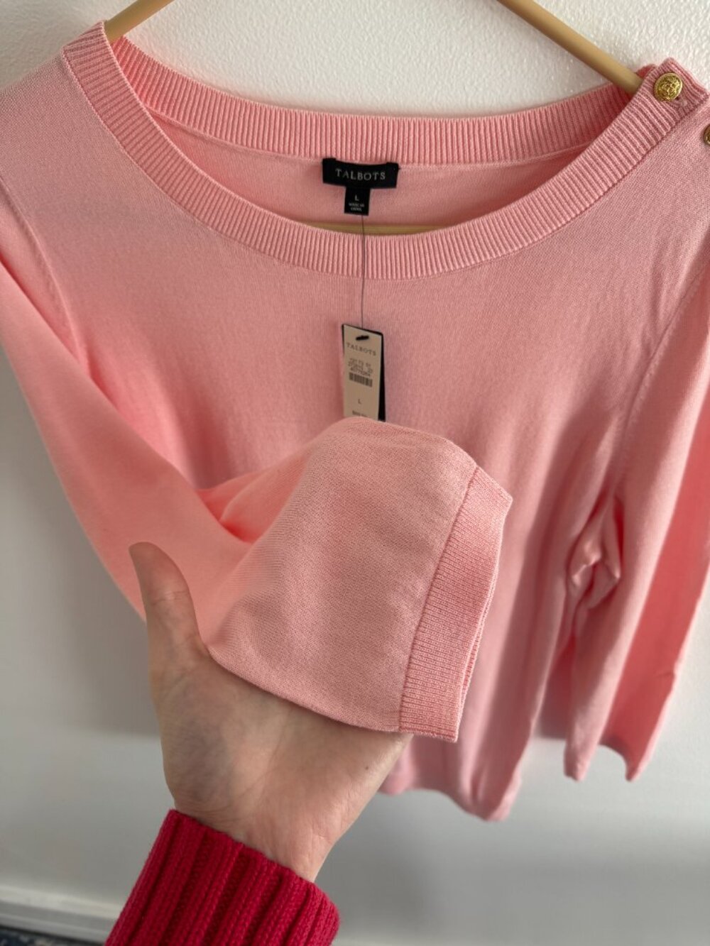Talbots Crewneck Sweater Large NWT - Picture 8 of 9